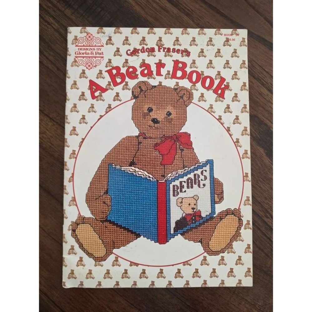 Gordon Fraser’s A Bear Book Gloria & Pat Counted Cross Stitch Patterns 1984 VTG